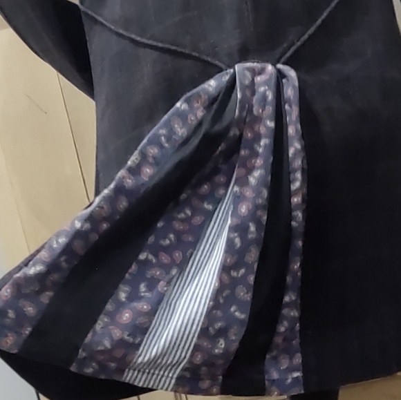 Free People Plaid & Paisley Jacket with kick-pleat - Picture 6 of 17